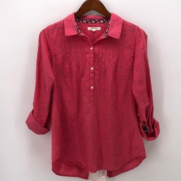 Anthropologie Tops - Antrhopologie Isabella Sinclair Lacework Popover S